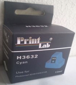 PrintLab Remanufactured Tintenpatrone C8771EE Cyan (HC) 13 ml kompatibel mit HP No. 363