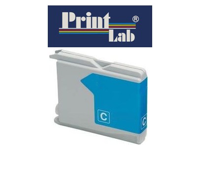 PrintLab Tintenpatrone Cyan 17ml kompatibel mit Brother LC-970/1000C(ersetzt durch B4111HC)