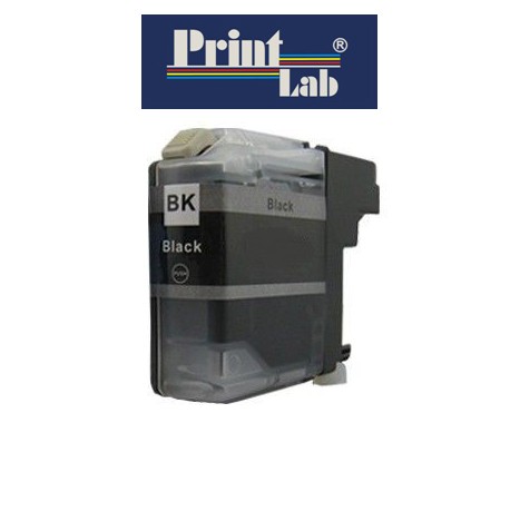 PrintLab Tintenpatrone BK 16ml kompatibel mit Brother LC-123BK(ersetzt durch B4175)