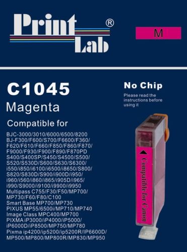 PrintLab Tintenpatrone Magenta 13ml kompatibel mit Canon BCI-6M