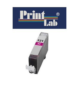 PrintLab Tintenpatrone Magenta 10,5ml kompatibel mit Canon CLI-521M Pixma IP3600 MP540 MP640