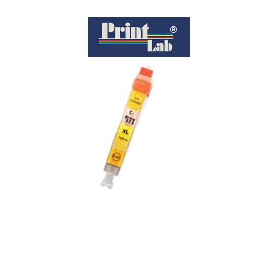 PrintLab Tintenpatrone Yellow 15ml kompatibel mit Canon CLI-571xlYE Pixma MG5750 MG6850 MG7750