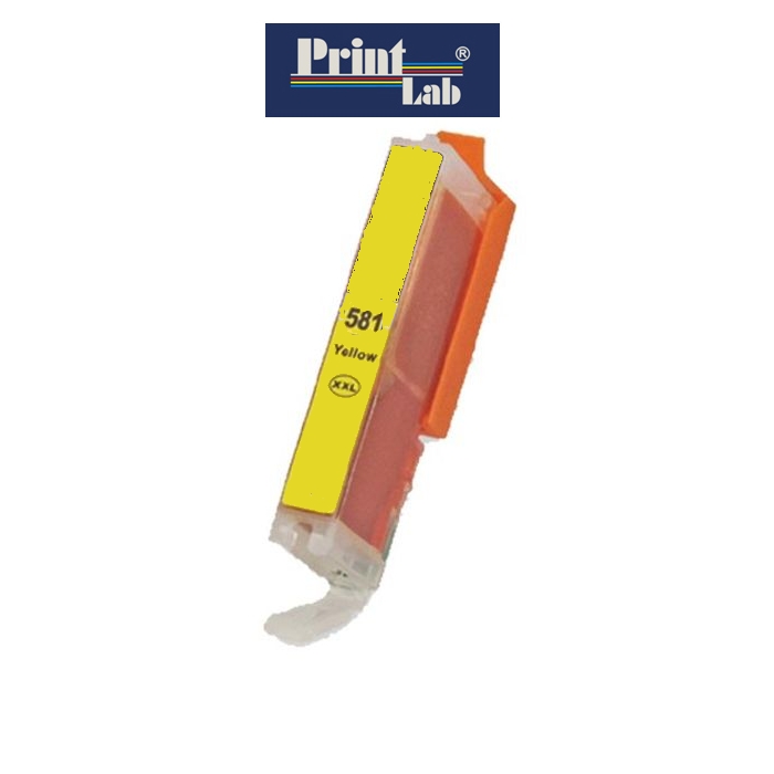 PrintLab Tintenpatrone Yellow 12ml kompatibel mit Canon CLI-581XXL YE Pixma TS6150 TS8150 TR7550