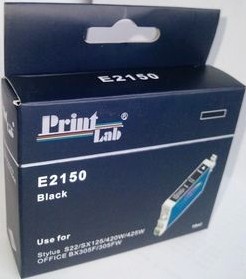 PrintLab Tintenpatrone Black 
 18ml kompatibel mit Epson T1281 Stylus S22 SX125 SX420W SX430W