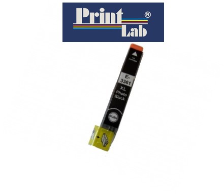 PrintLab Tintenpatrone Black 12ml kompatibel mit Epson T3361 (33XL) Expression Premium XP530 XP630 XP830